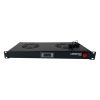 1U 19" Rack Mount Thermostatic 2 Way Fan Tray Unit