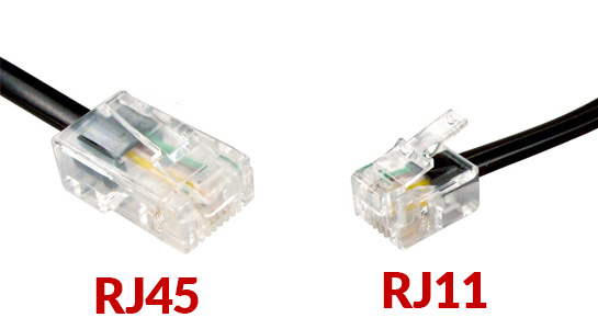 RJ45 VS RJ11